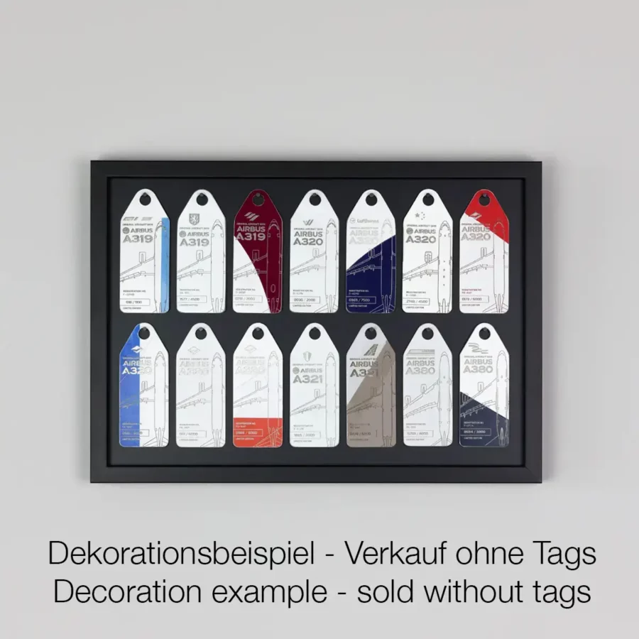 Aviation Skin Display 30x20  cm schwarz/schwarz – Bild 8
