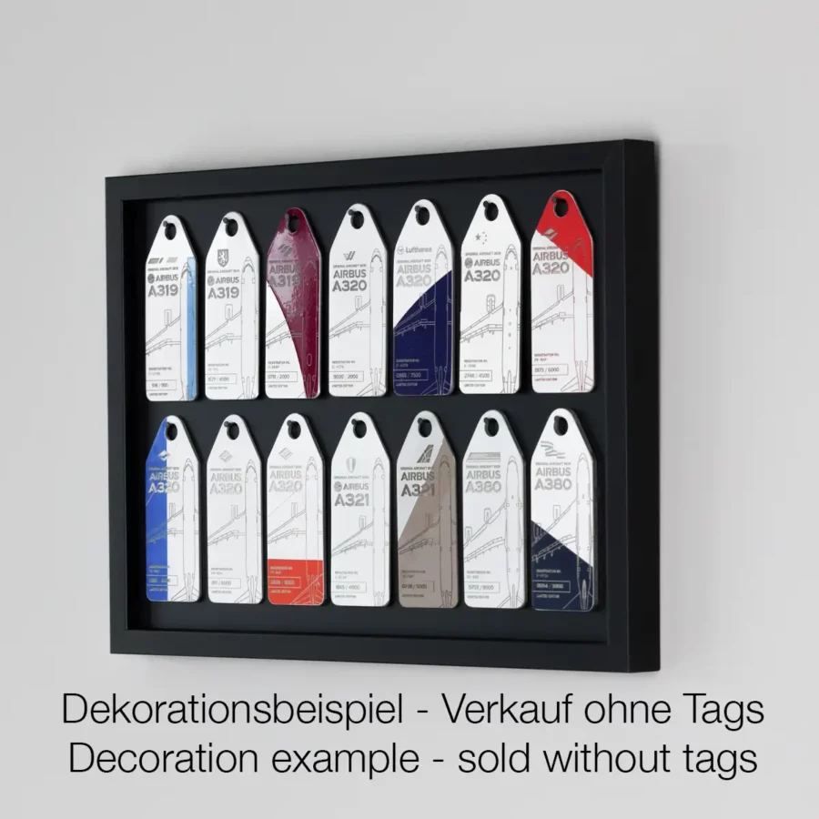 Aviation Skin Display 30x20  cm schwarz/schwarz – Bild 7