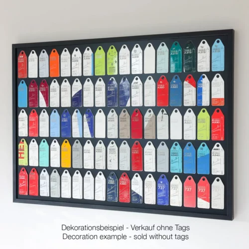 Aviation Skin Display 70x50 cm schwarz/schwarz