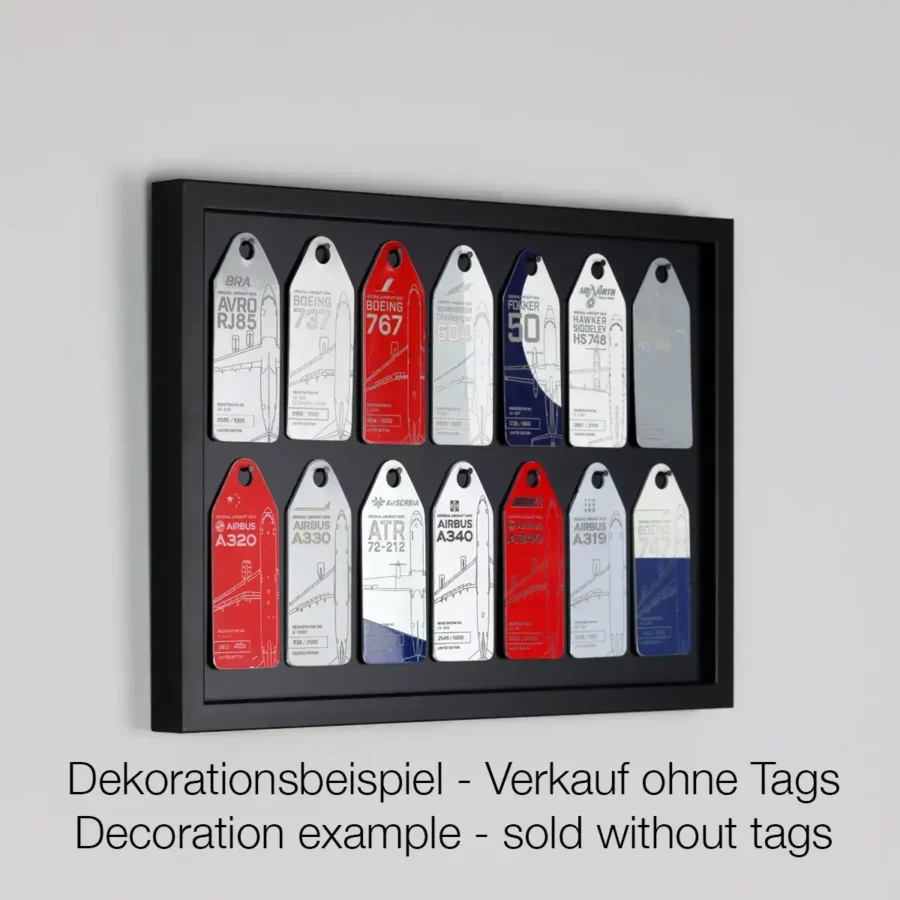 Aviation Skin Display 30x20  cm schwarz/schwarz – Bild 5