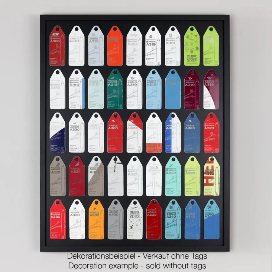 Aviation Skin Display 40x50  cm schwarz/schwarz – Bild 4