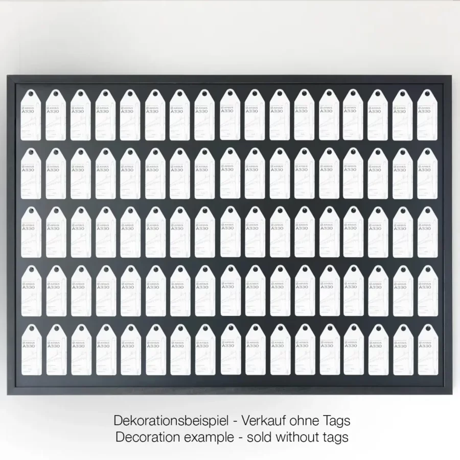 Aviation Skin Display 70x50 cm schwarz/schwarz – Bild 6