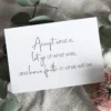 Postkarte „Accept what is …“