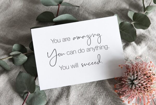 il_794xN.5062678502_k4y5.jpg Postkarte „You are amazing, you can do anything, you will succeed.“